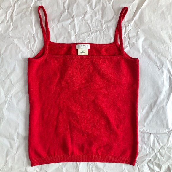 vintage late 90s CLAUDIE PIERLOT red twin-set Sz T1 - Picture 5 of 8